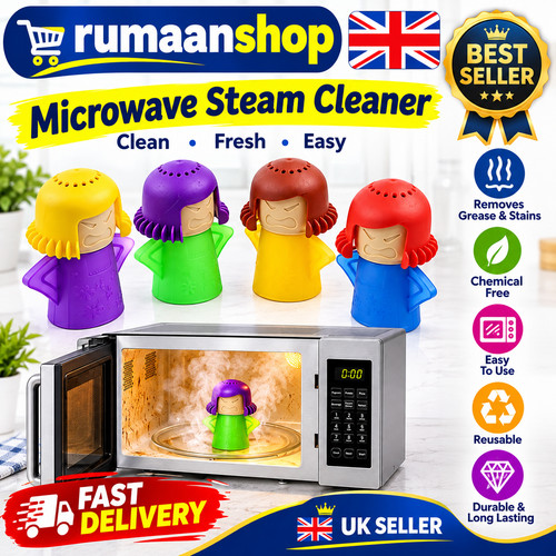 Microwave oven cleaner angry - oven,