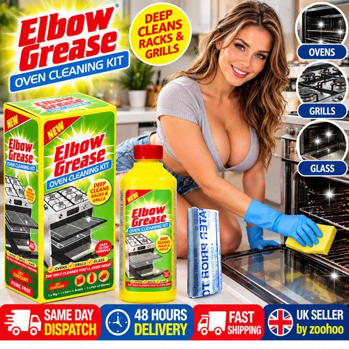 Elbow grease oven cleaning kit - elbow,