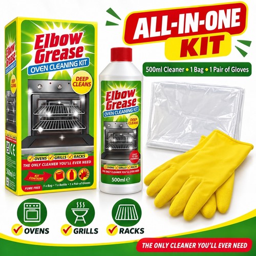 Elbow grease oven cleaner - oven, kit