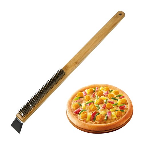 Pizza oven cleaning brush - pizza,