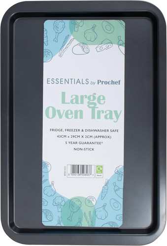 Essentials large oven tray - oven, non